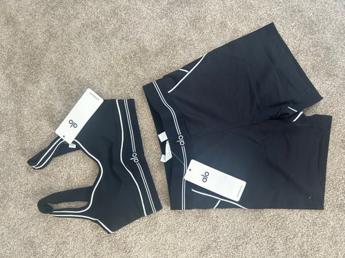 Alo shorts and top