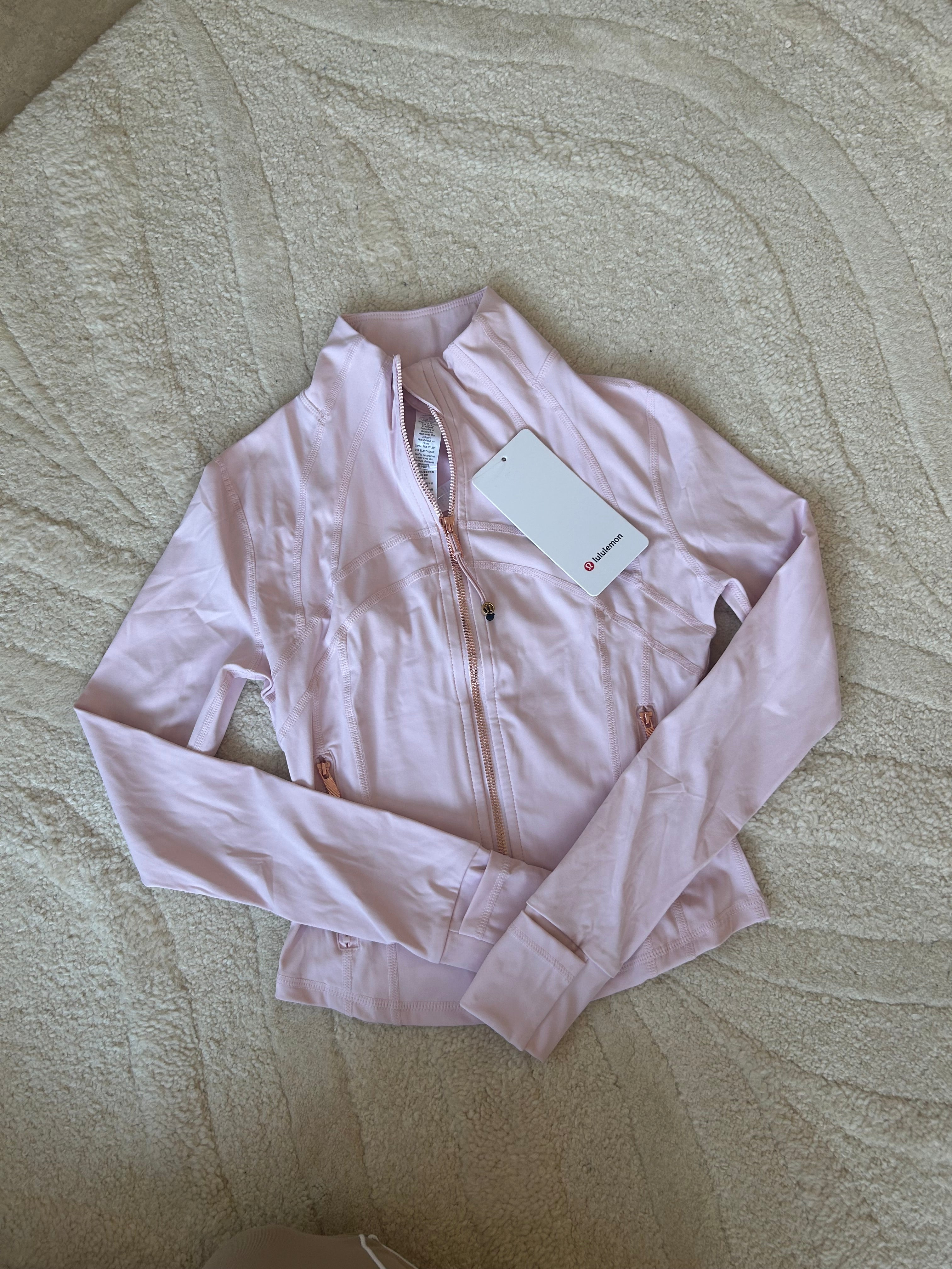 Rose gold cropped define jacket