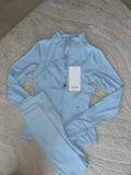 Sky blue leggings set