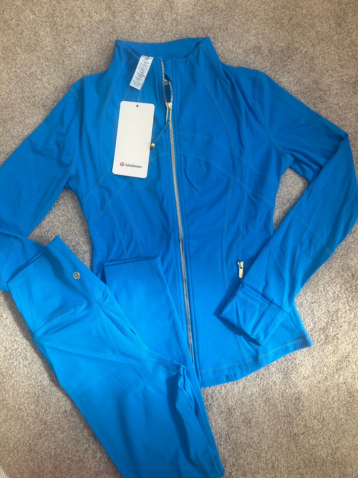 Bright blue lululemon